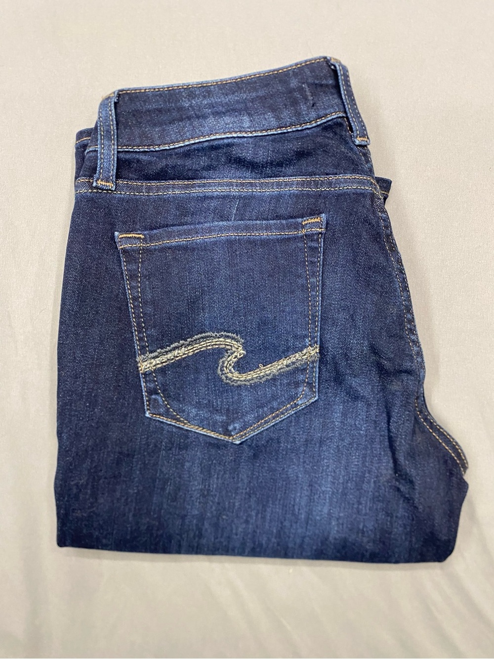 Silver Jeans Women's Dark Blue Boot Cut Denim